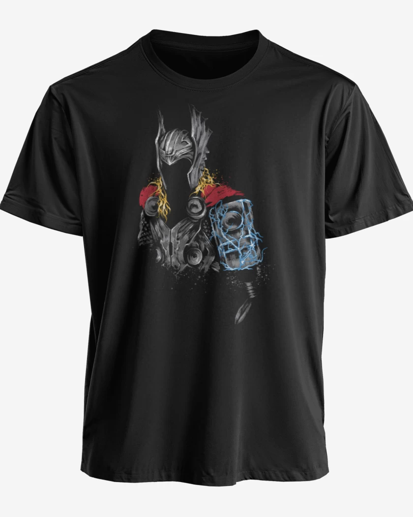 Polera premium Negro de Thor armor