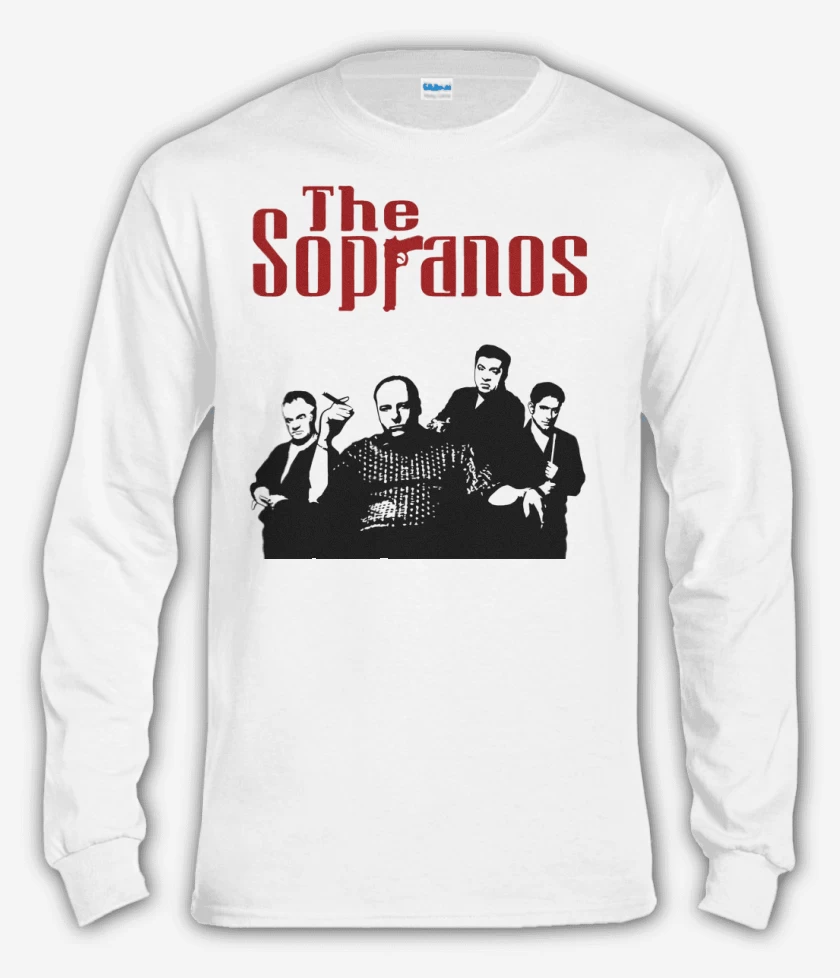 Polera manga larga Blanco de The Sopranos