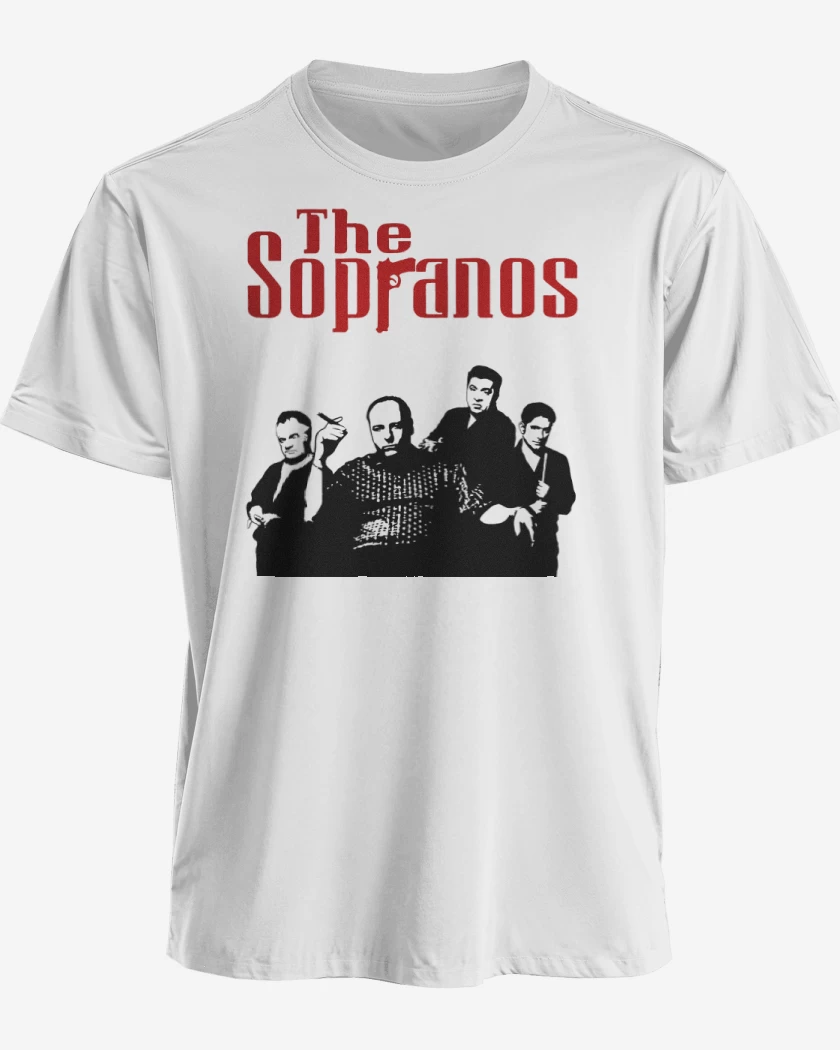 Polera premium Blanco de The Sopranos