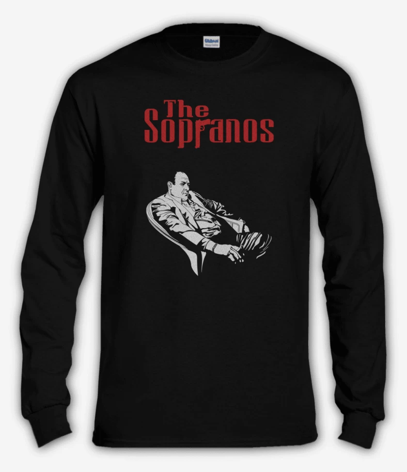 Polera manga larga Negro de The Sopranos Tony