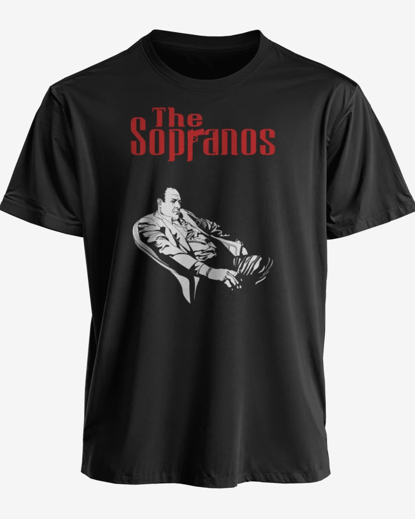Polera premium Negro de The Sopranos Tony