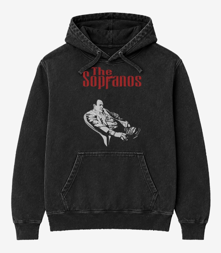 Poleron Canguro Acid Wash The Sopranos Tony