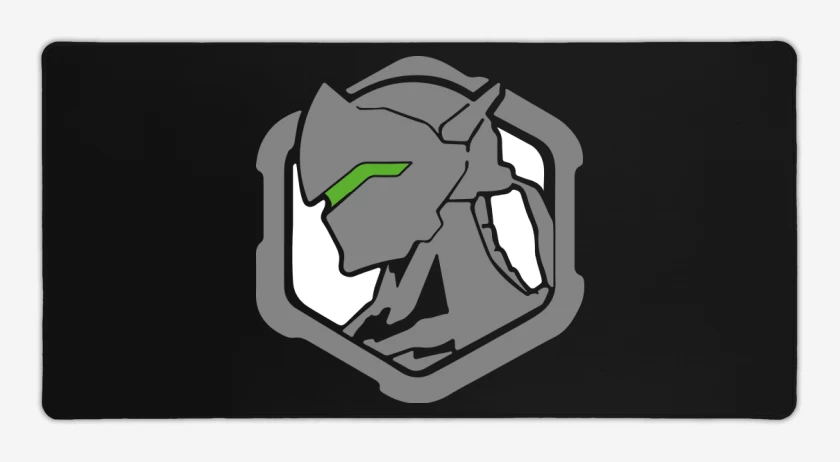 Mouse pad Gamer Negro de Genji