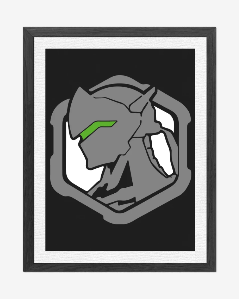Cuadro decorativo Negro de Genji
