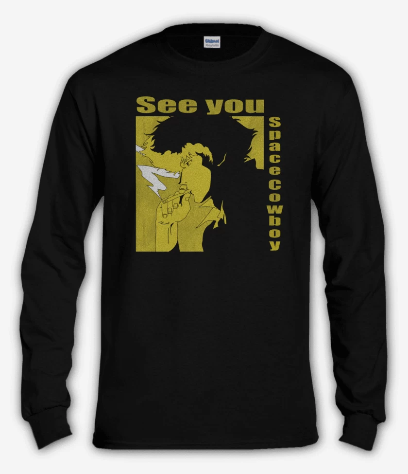 Polera manga larga Negro de The cowboy