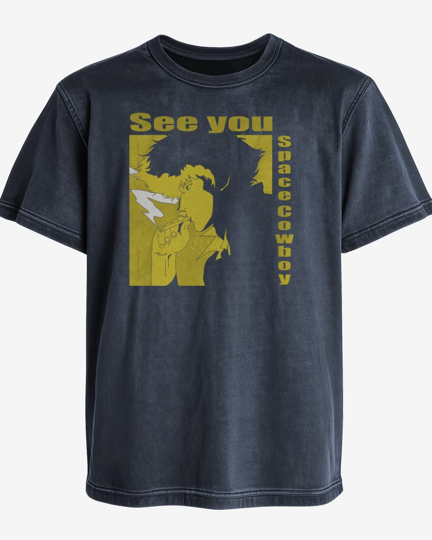 Polera desgastada Azul Marino de The cowboy