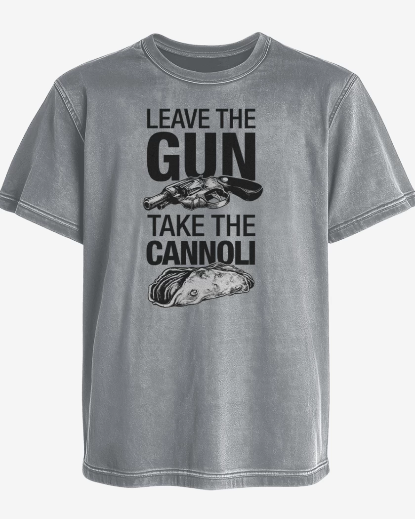 Polera desgastada Gris Melange de Take the cannoli