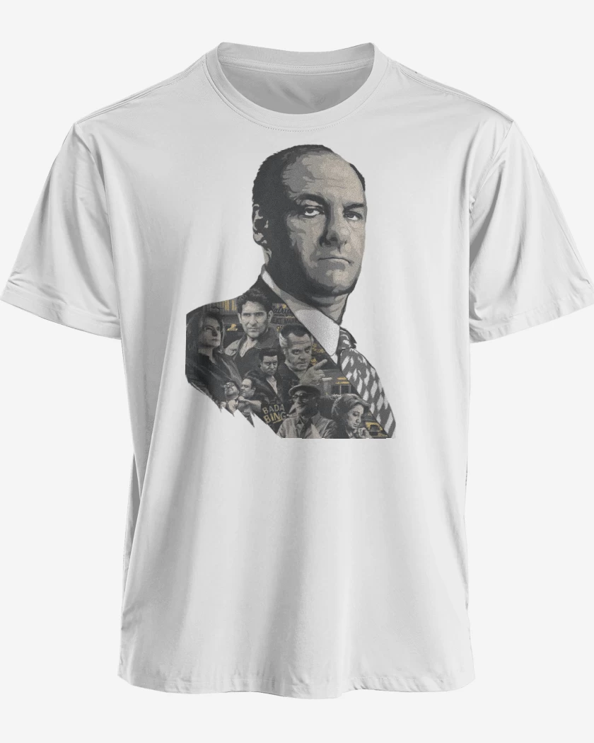 Polera premium Blanco de Sopranos