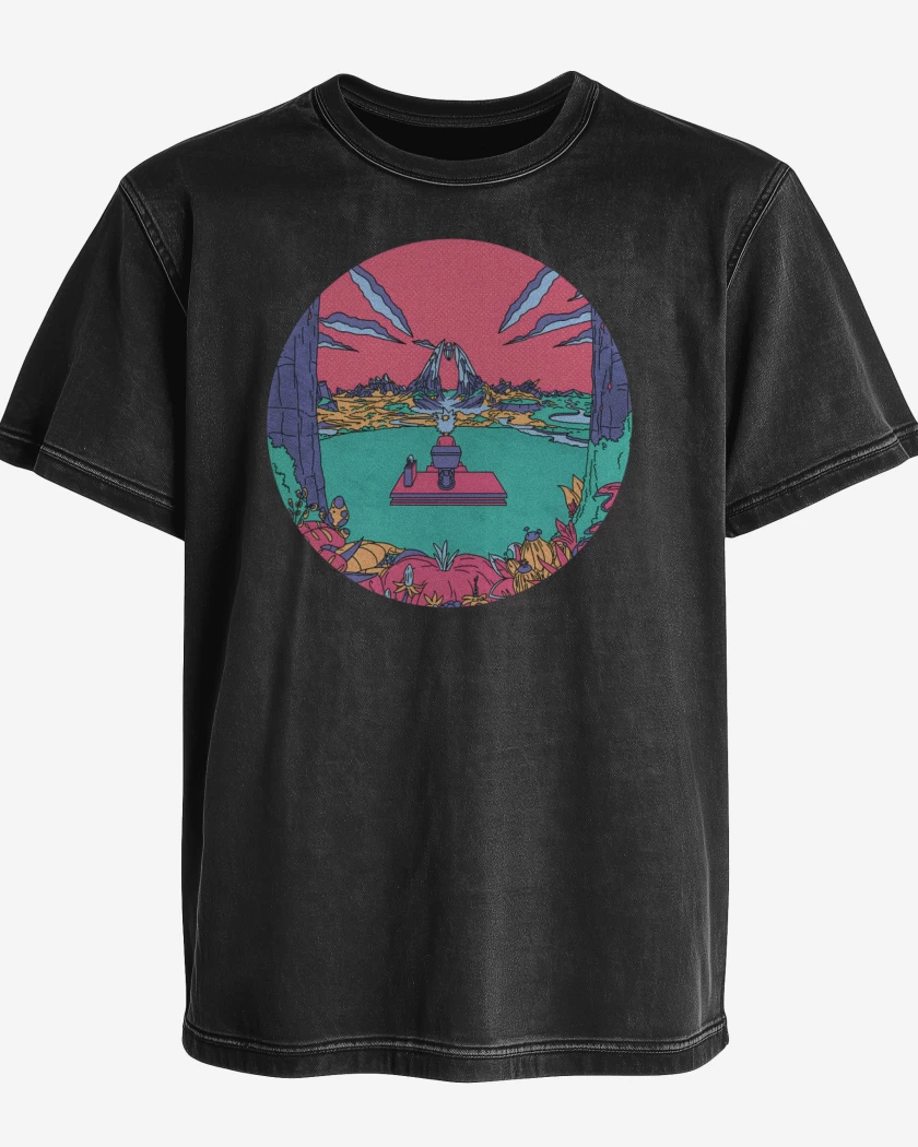 Polera desgastada Rick travel