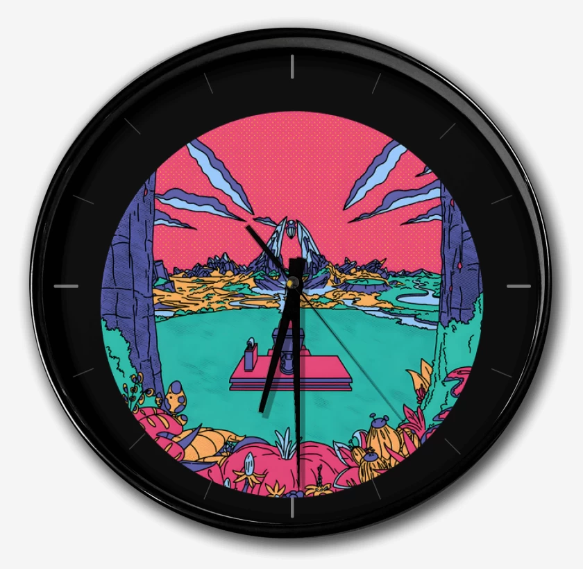 Reloj Negro de Rick travel