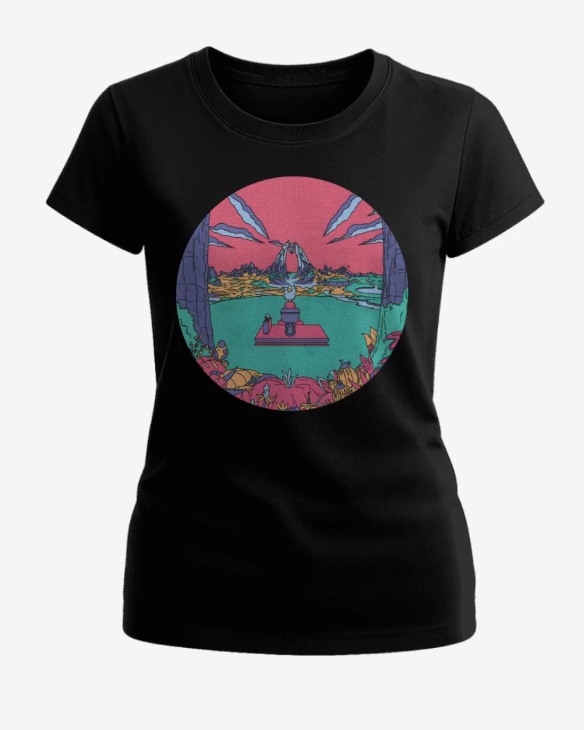 Polera de Mujer Negro de Rick travel