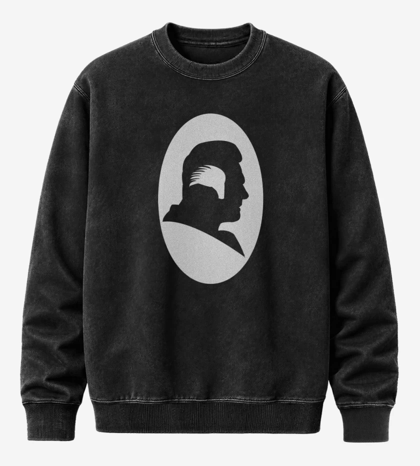 Poleron Polo Acid Wash Negro de Paulie Walnuts
