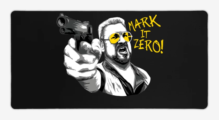 Mouse pad Gamer Mark it zero