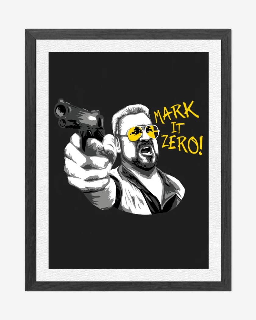 Cuadro decorativo Negro de Mark it zero