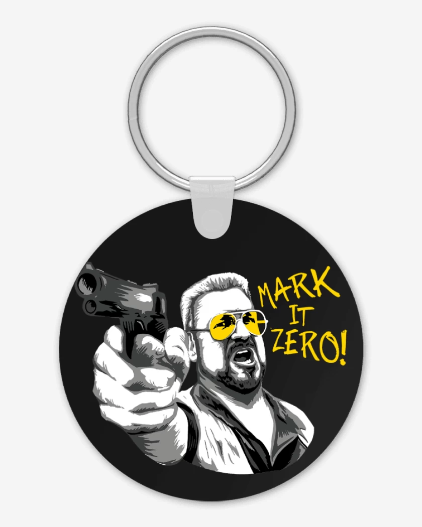 Llavero Negro de Mark it zero