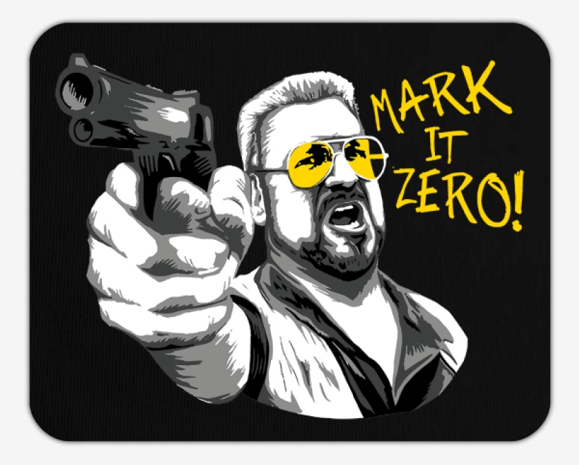 Mousepad Mark it zero