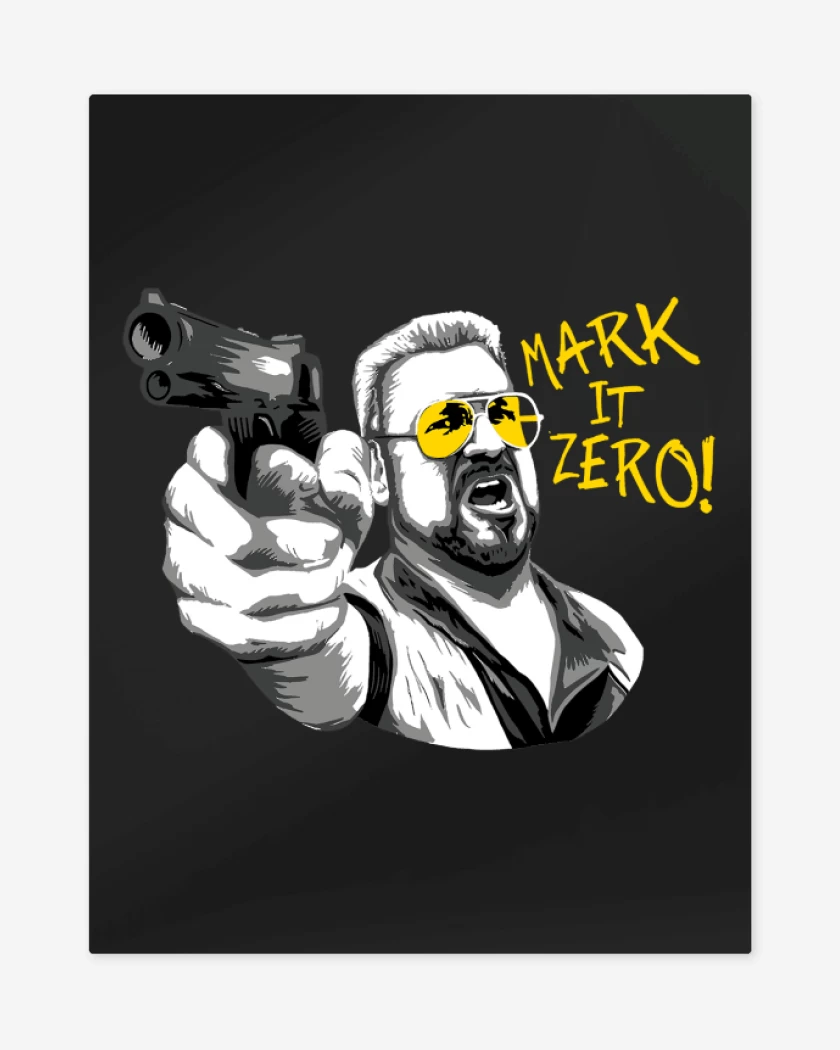 Print metalico Negro de Mark it zero