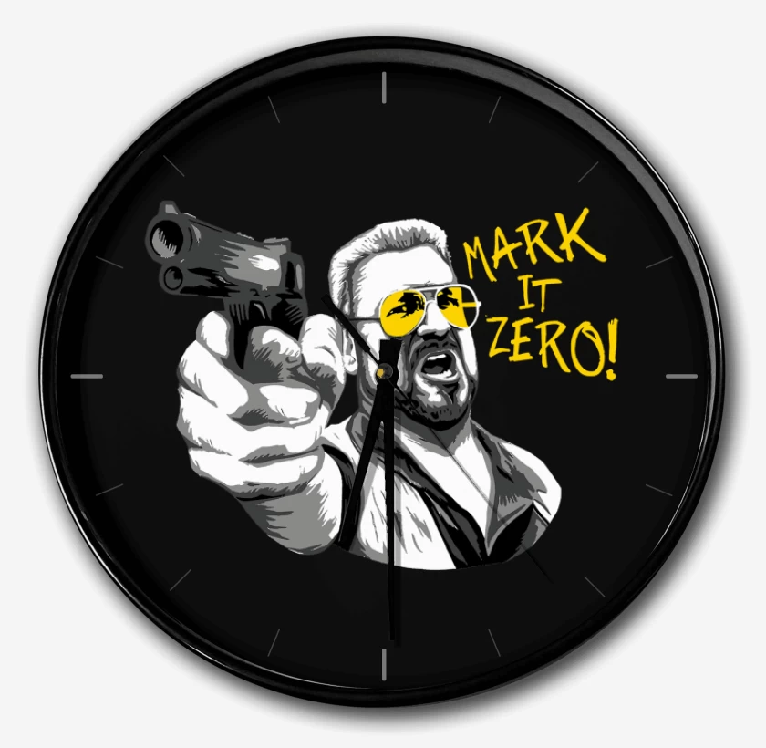 Reloj Negro de Mark it zero
