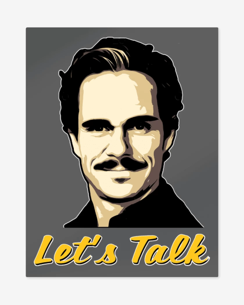 Print metalico Carbon de Lets Talk