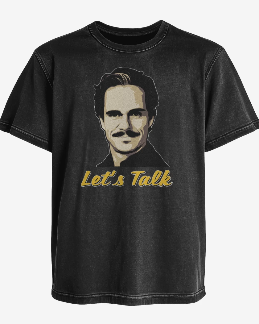 Polera desgastada Lets Talk