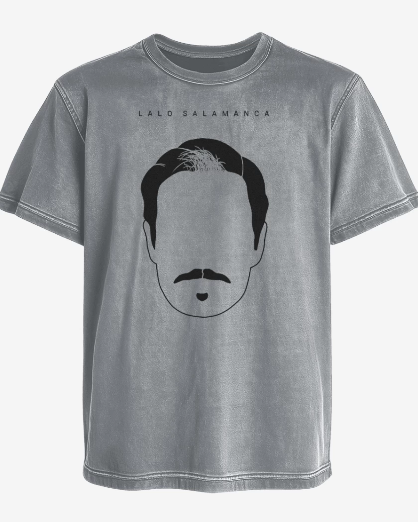 Polera desgastada Gris Melange de Lalo