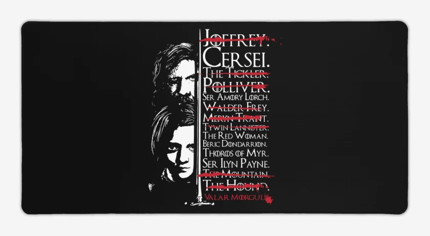 Mouse pad Gamer Negro de List