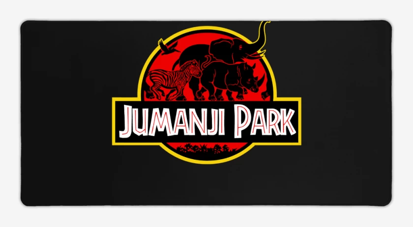 Mouse pad Gamer Negro de Jumanji park