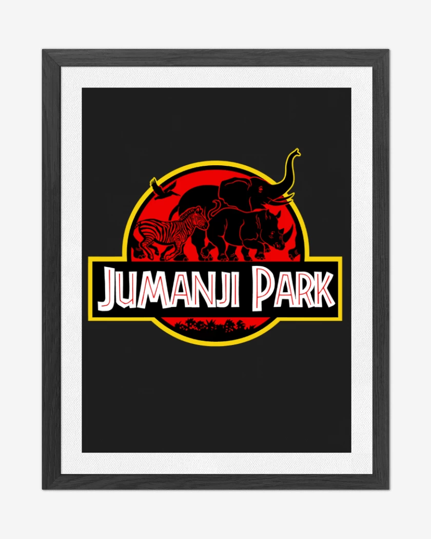 Cuadro decorativo Negro de Jumanji park