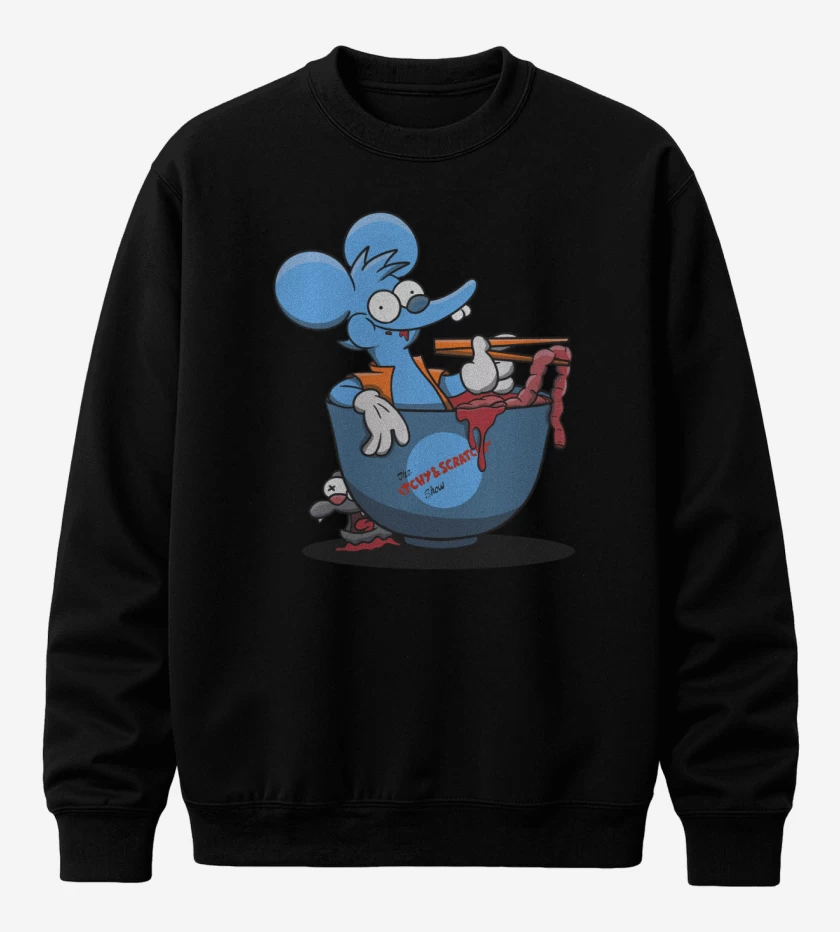 Poleron polo Itchy And Scratchy Ramen
