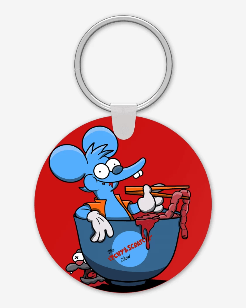 Llavero Itchy And Scratchy Ramen