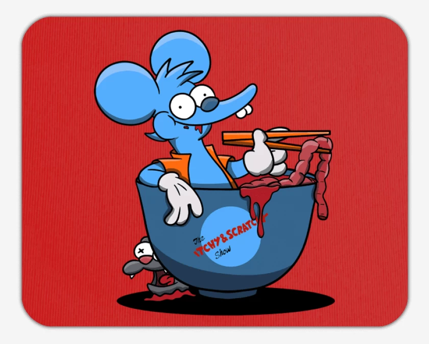 Mousepad Itchy And Scratchy Ramen