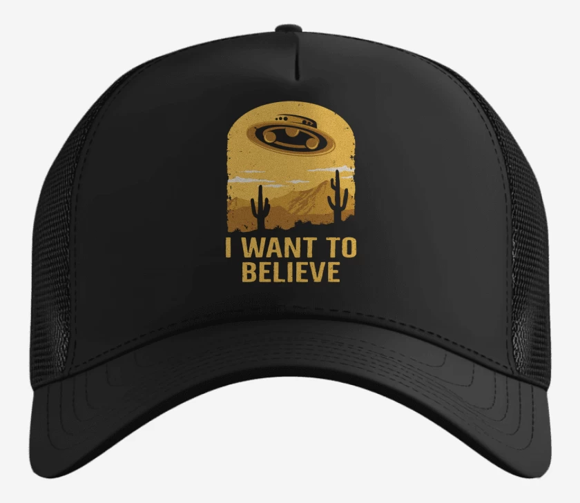 Gorro I want to believe UFO