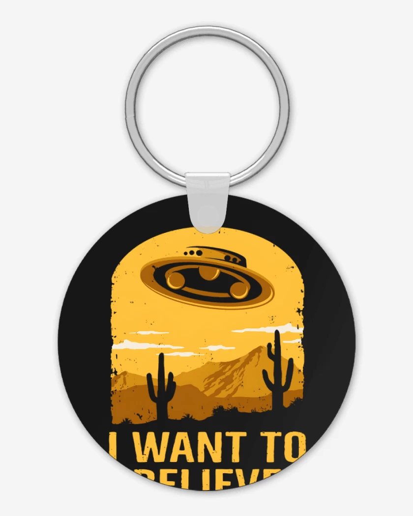 Llavero I want to believe UFO