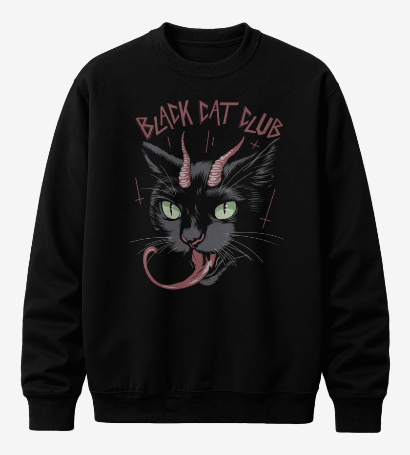Poleron polo Black Cat Club