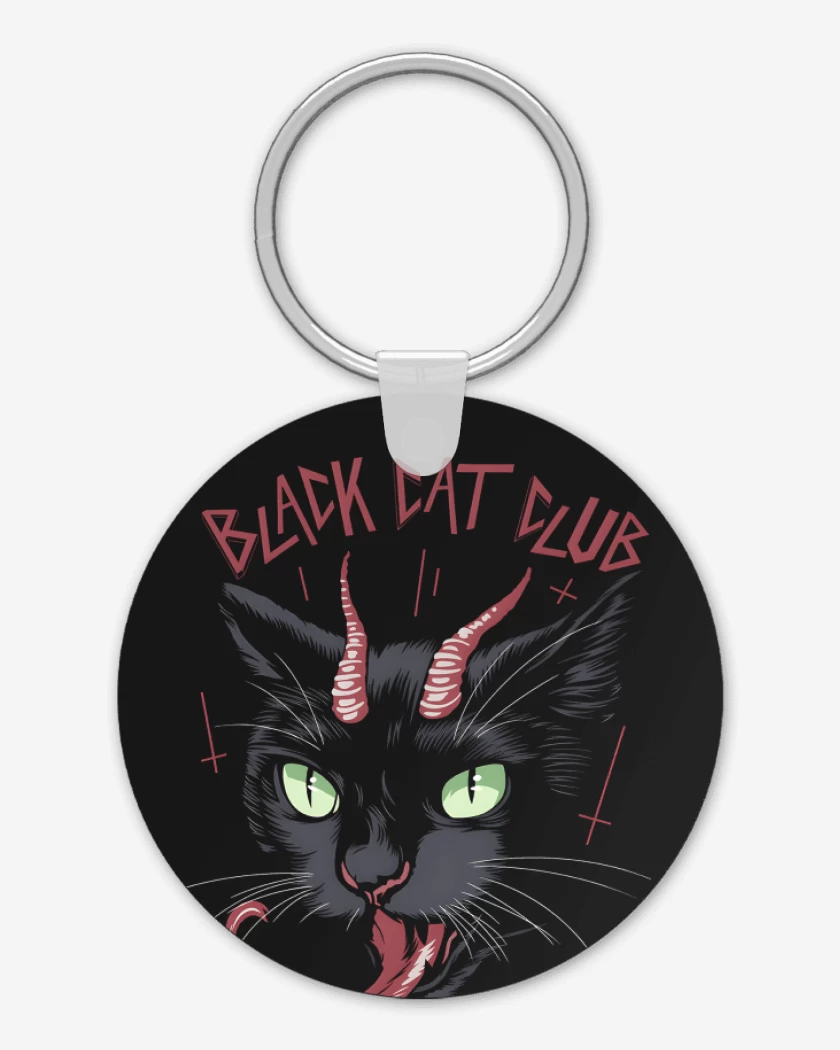 Llavero Black Cat Club