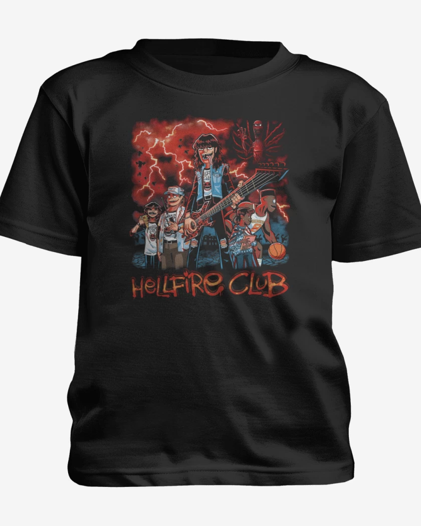 Polera de niño Gorillaz Fire Club