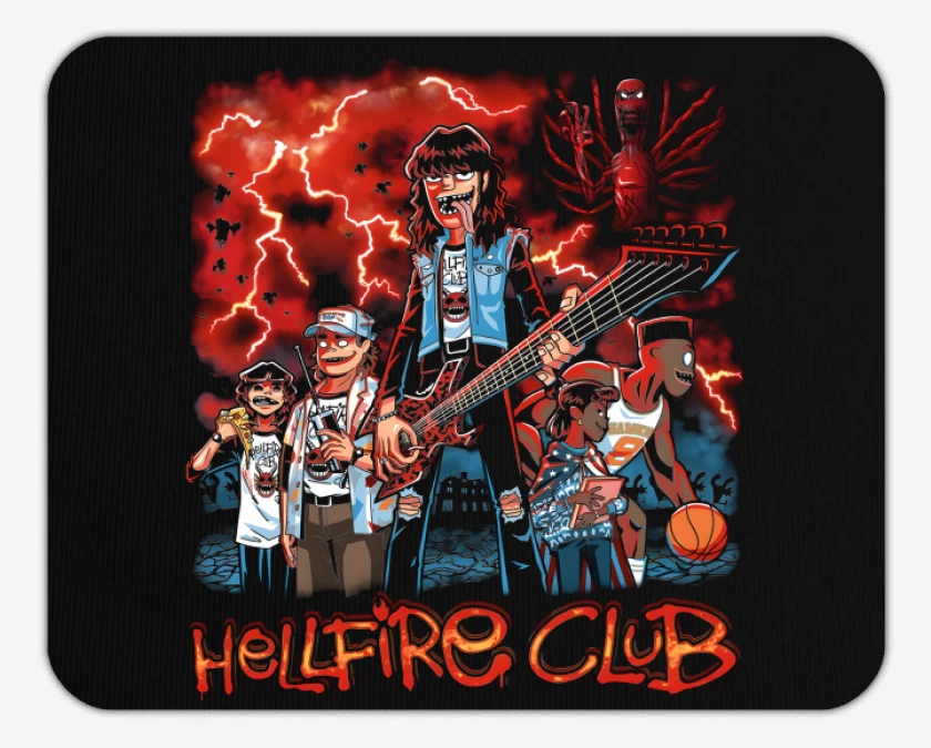 Mousepad Gorillaz Fire Club
