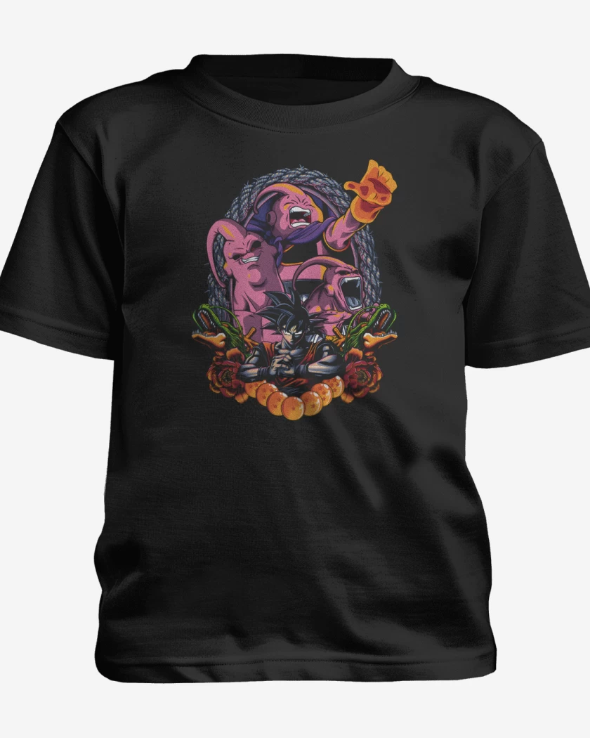 Polera de niño Negro de Invasor de la Tierra