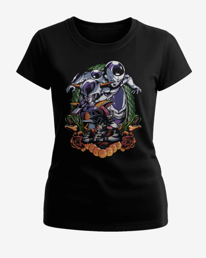 Polera de Mujer Negro de Destructor de Planetas