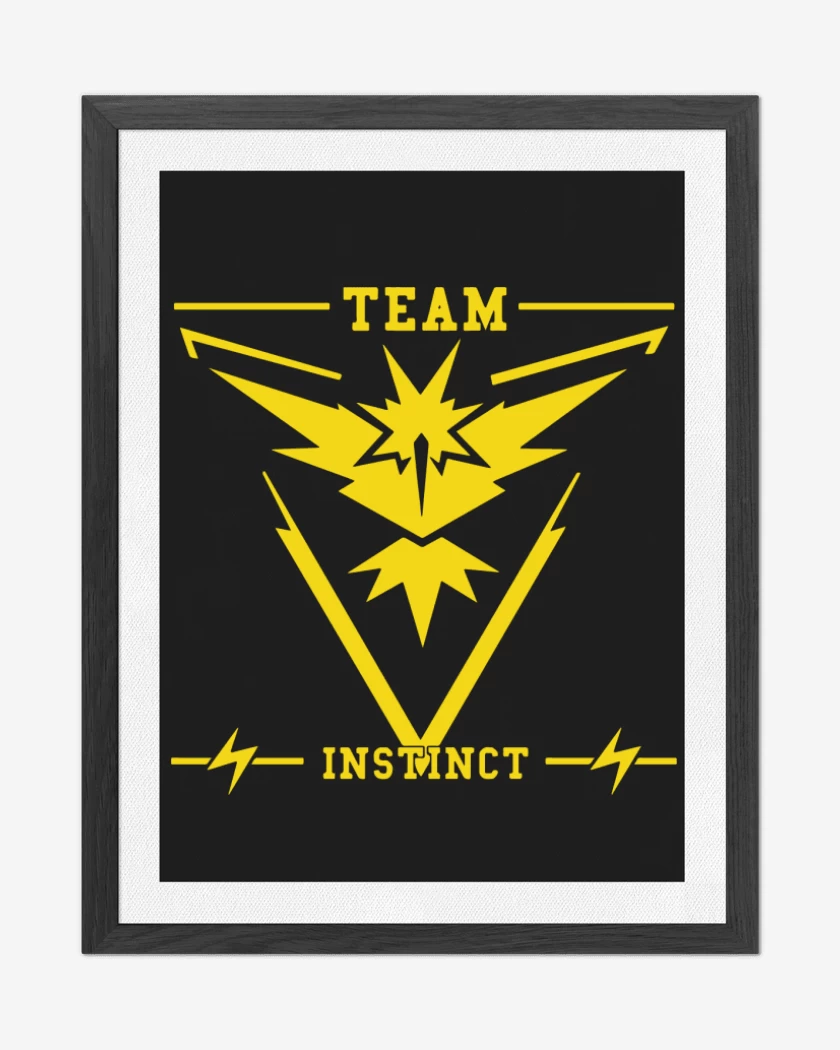 Cuadro decorativo Negro de Team Instinct