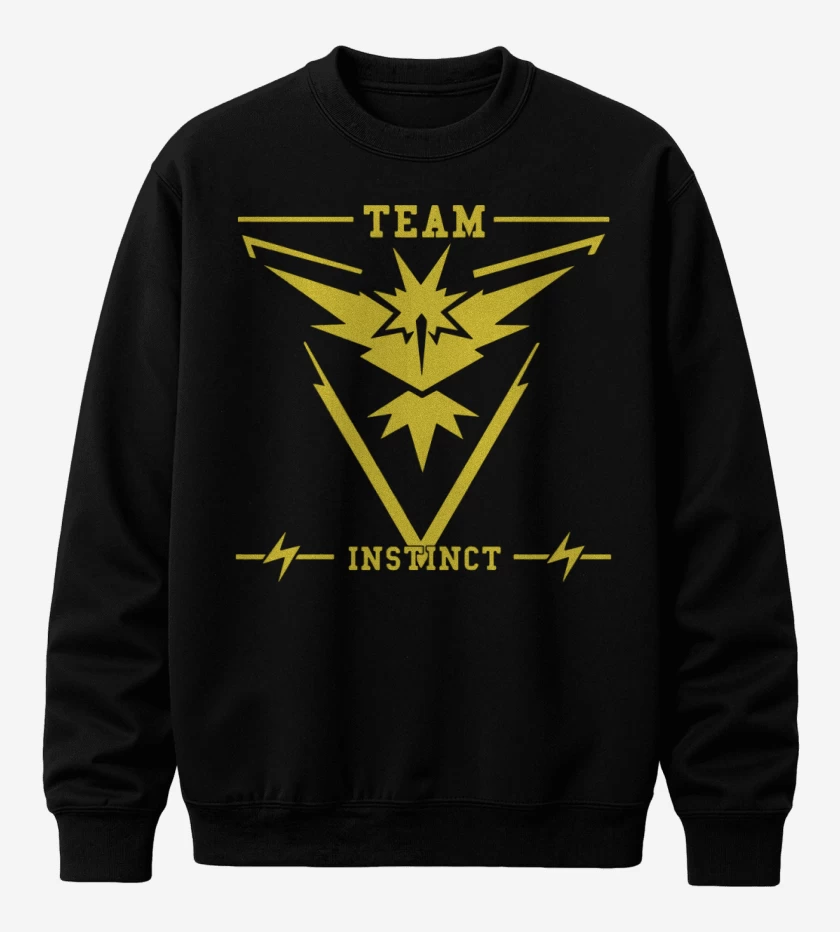 Poleron polo Negro de Team Instinct