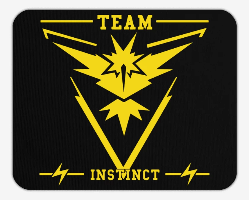 Mousepad Negro de Team Instinct
