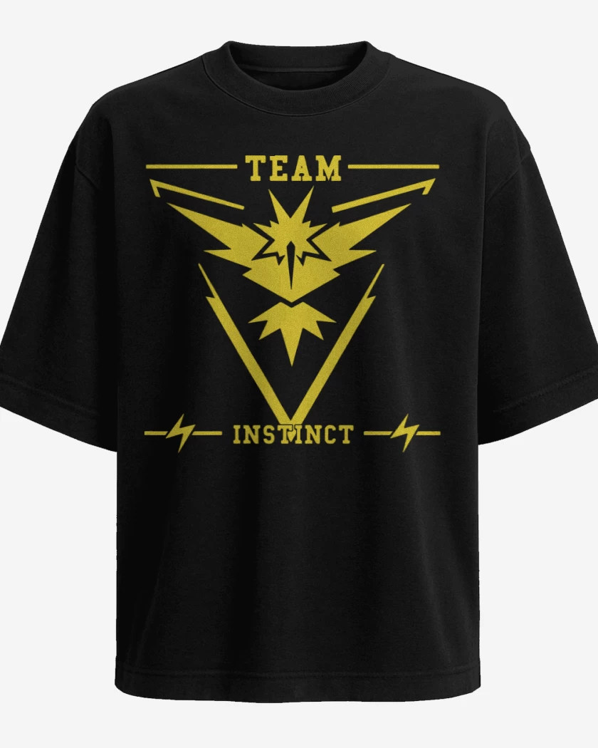 Polera Oversize Negro de Team Instinct
