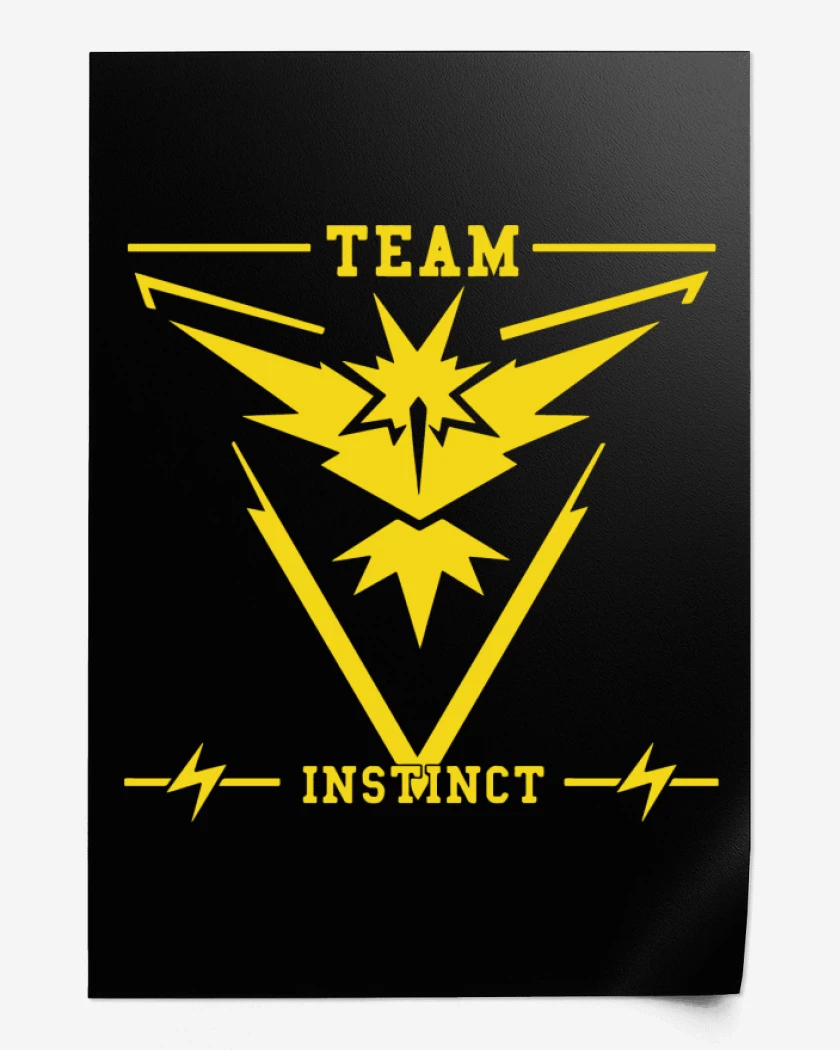Print Negro de Team Instinct