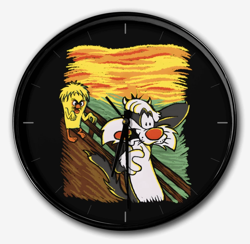 Reloj Me Pareció ver un Lindo Gatito