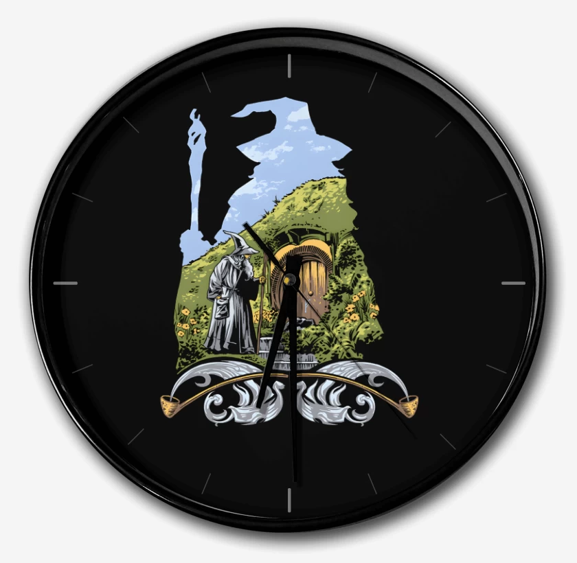 Reloj Negro de Visitando la Comarca