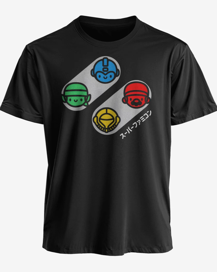 Polera premium Negro de Botones Clásicos