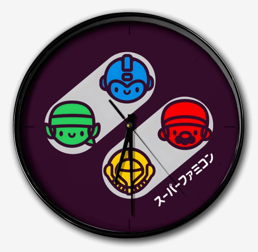 Reloj Botones Clásicos