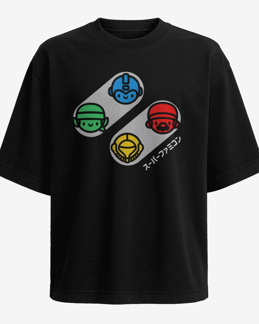 Polera Oversize Botones Clásicos