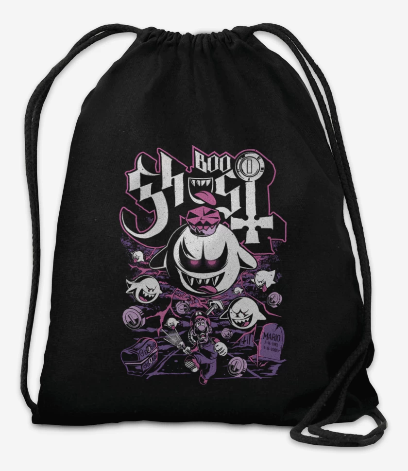 Mochila Negro de Boo Fantasma